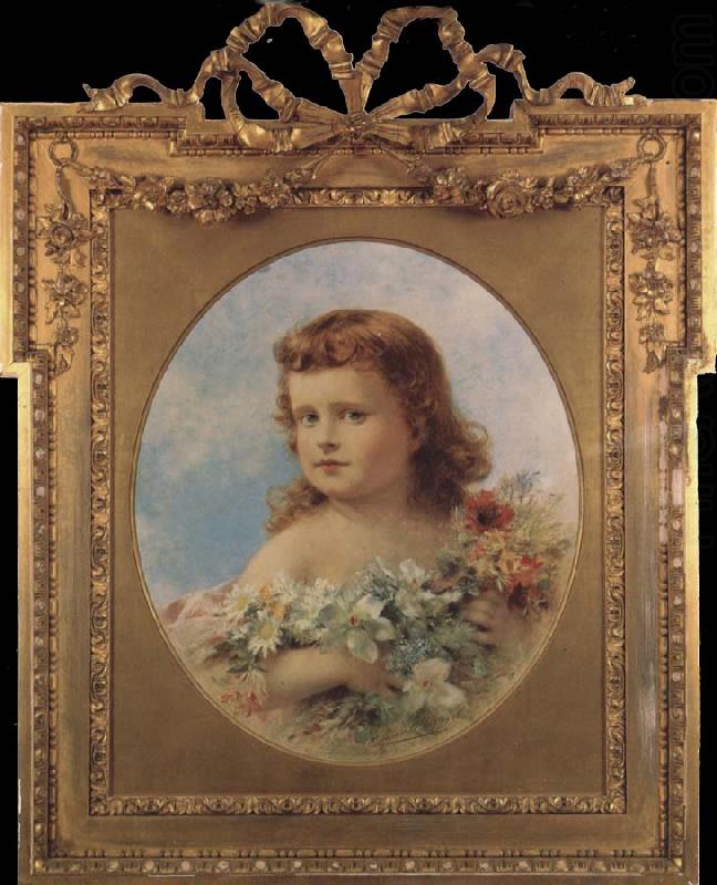 Theobald Chartran Portrait of Martha Howard Frick oil painting picture